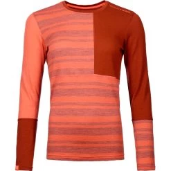 Ortovox 185 Rock'N'Wool Unterhemd Damen Coral